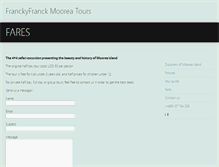 Tablet Screenshot of franckyfranck-mooreatours.com